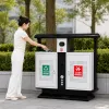 A variety of detachable plastic trash cans with LIDS for household kitchens and living rooms details Picture